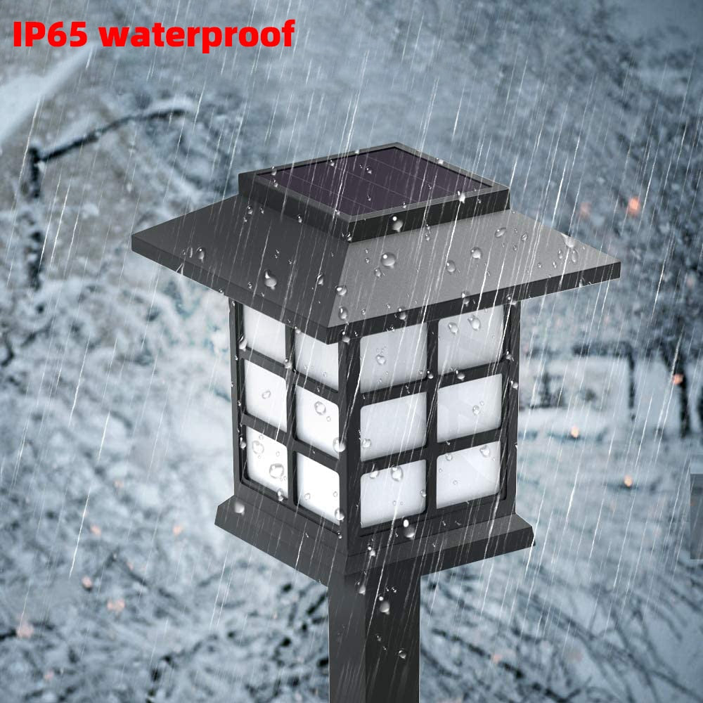 Luces solares clásicas para caminos