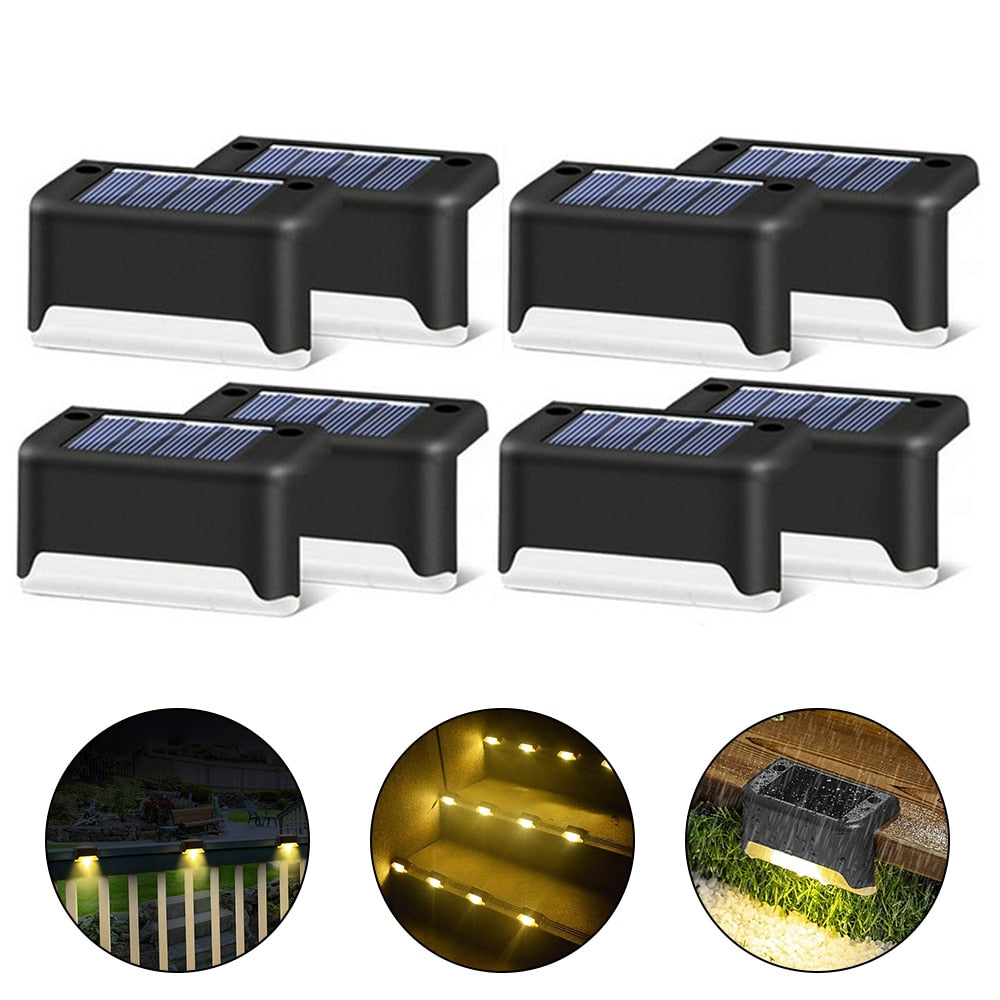 Luces solares para barandillas y escaleras