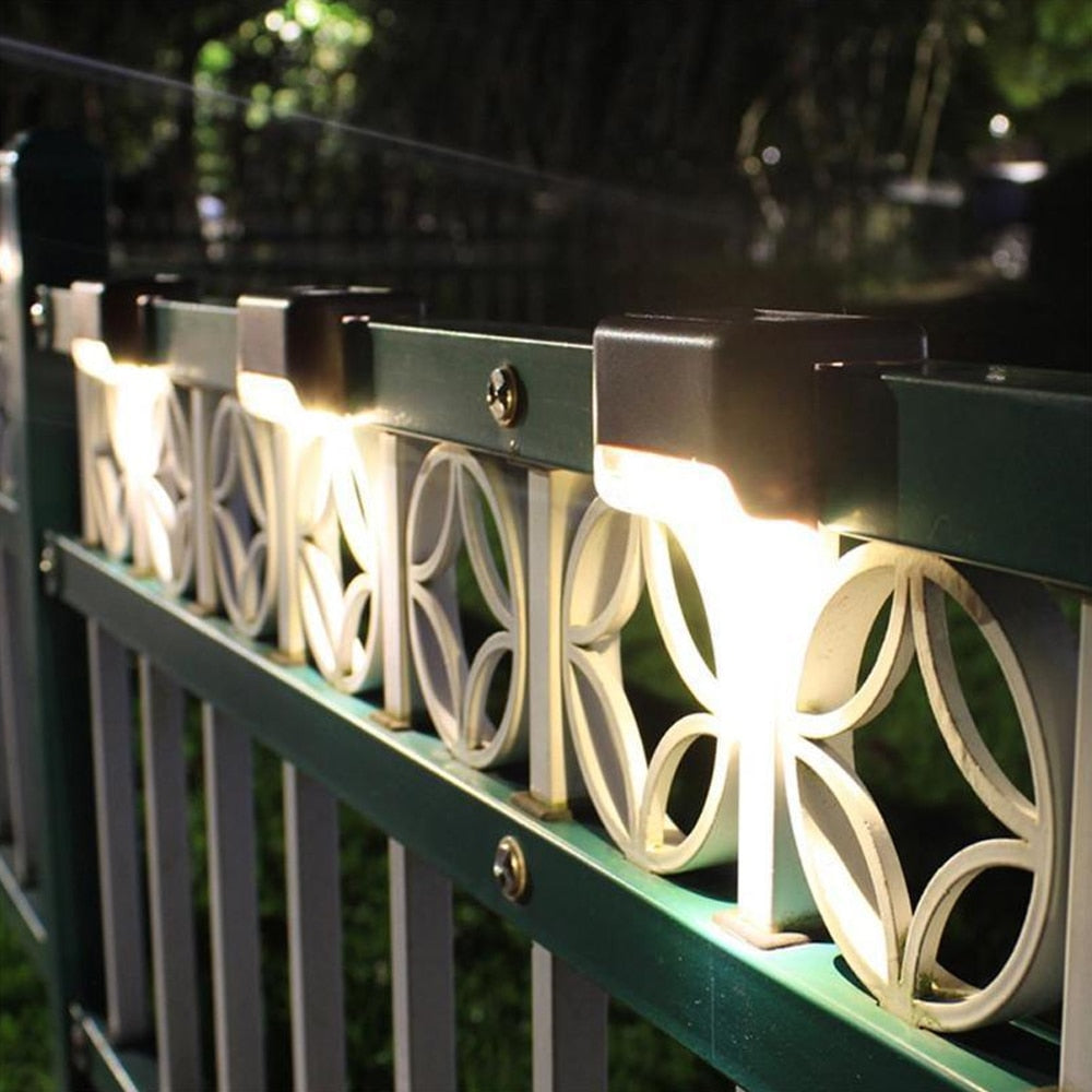 Luces solares para barandillas y escaleras