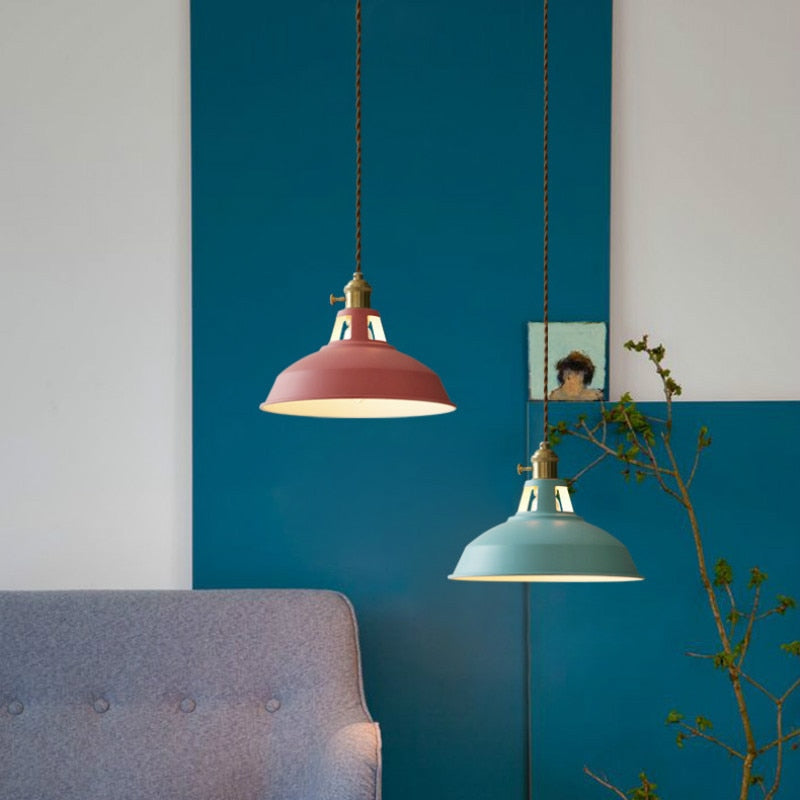 Colorful Retro Pendant Lights
