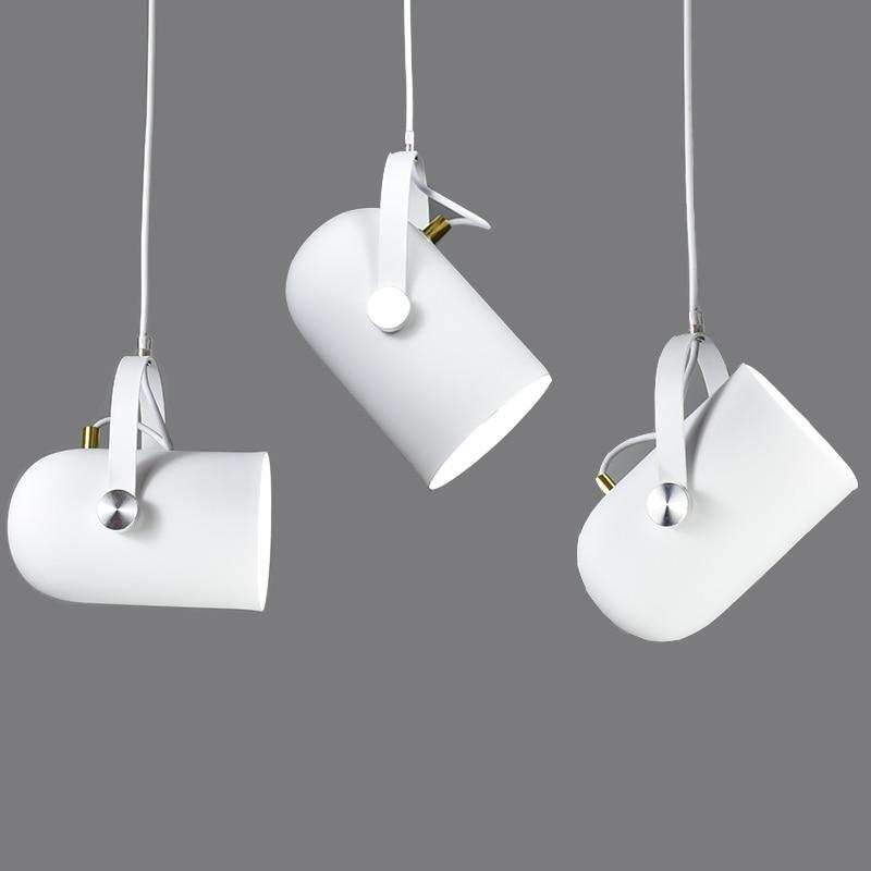 white modern drop light