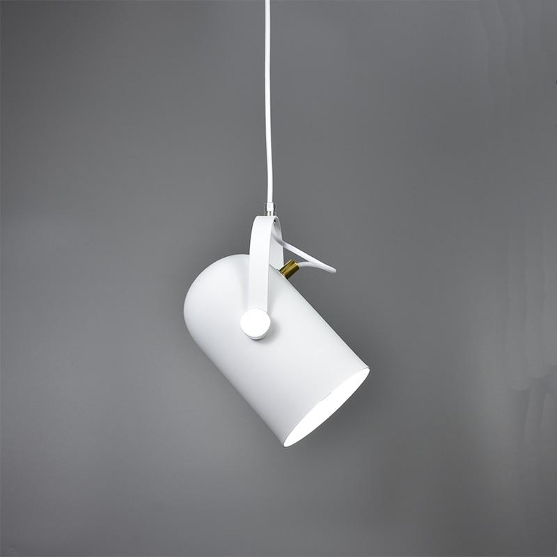 White modern colorful drop light