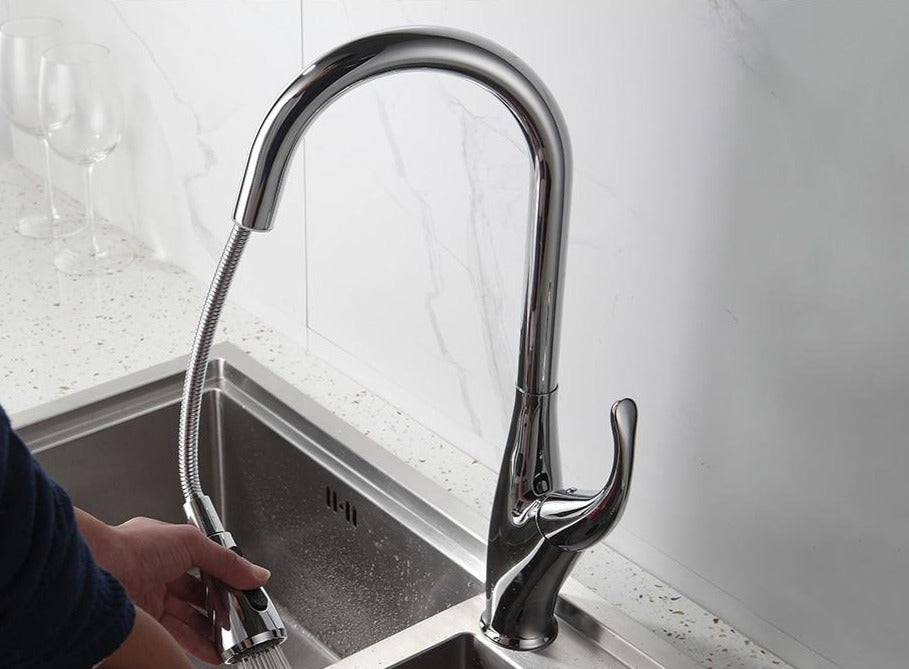 Rayford - Modern Retractable Kitchen Faucet