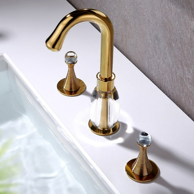 Luxury Glass Bathroom Faucet for Powder Room