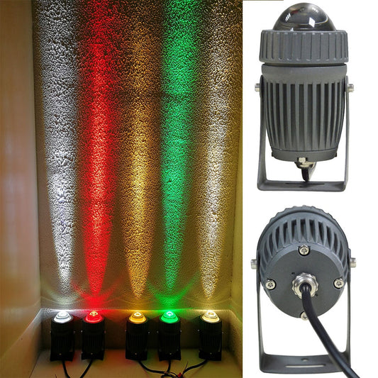 Colorful outdoor directional spotlight