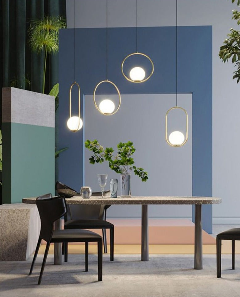 Nordic Frosted Glass Pendant Lights