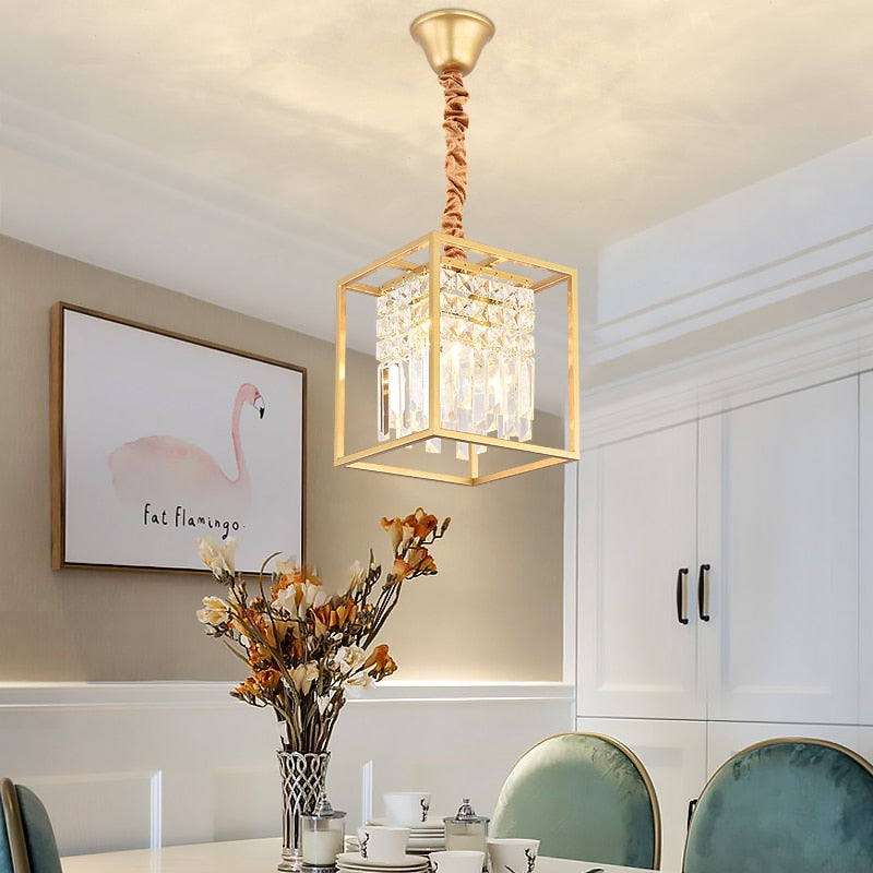 Modern Glass Crystal Chandelier for dining room