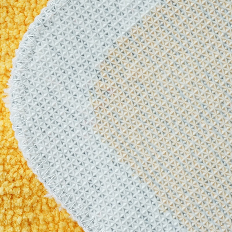 Tapis de bain à fleurs original