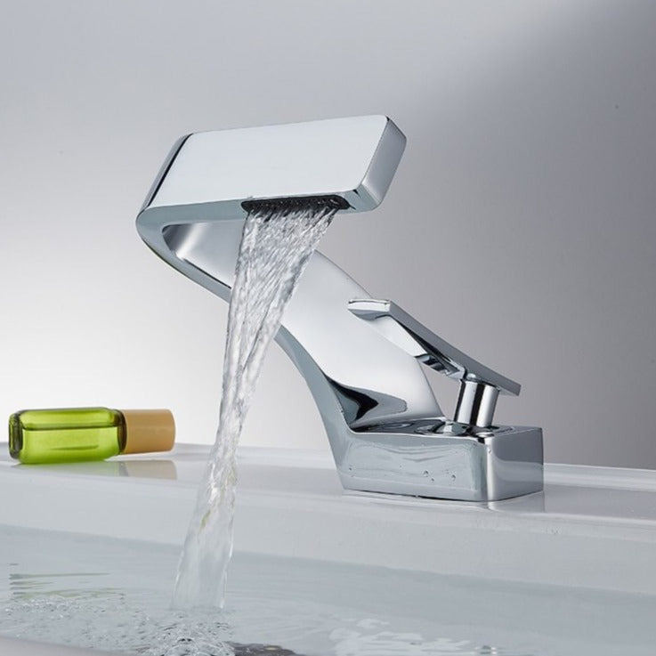 Everest modern curved bathroom faucet