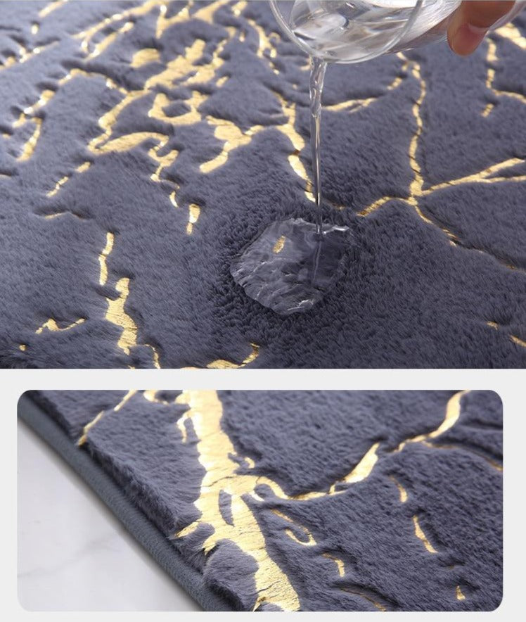 Alfombra de baño de mármol