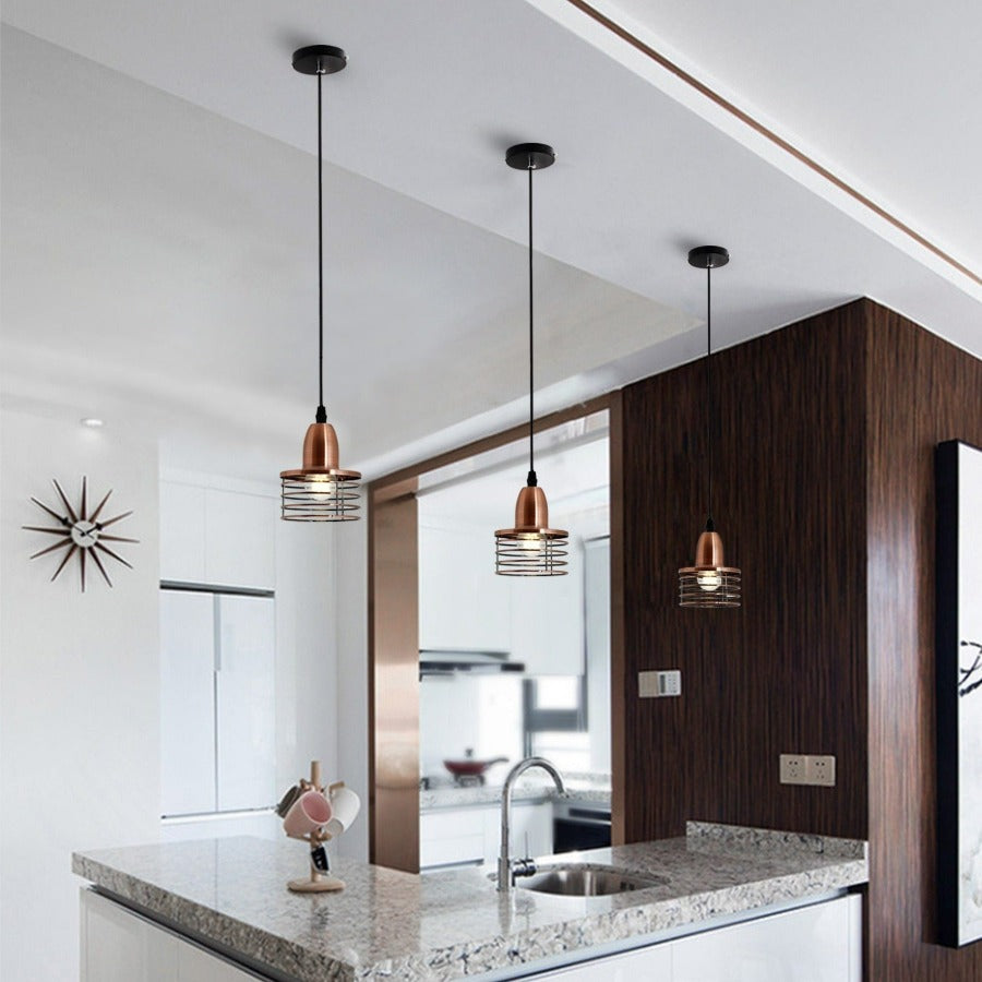Retro Brass Kitchen Island Pendant Lighting