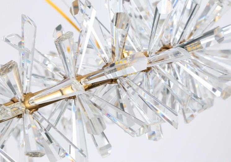 Celeste - Lámpara de araña de cristal