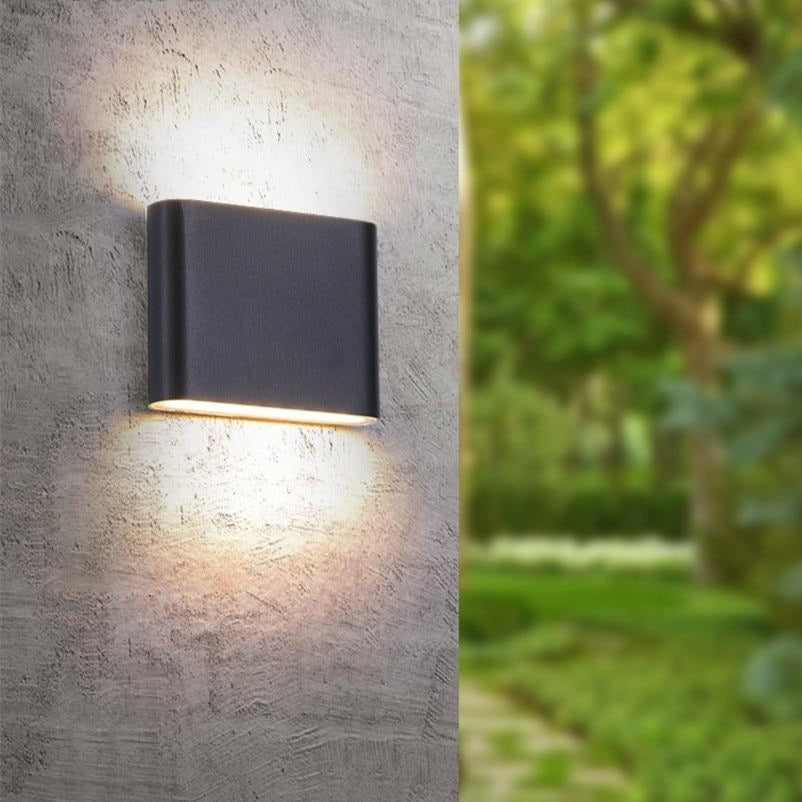 Aplique LED delgado de pared para exterior/interior