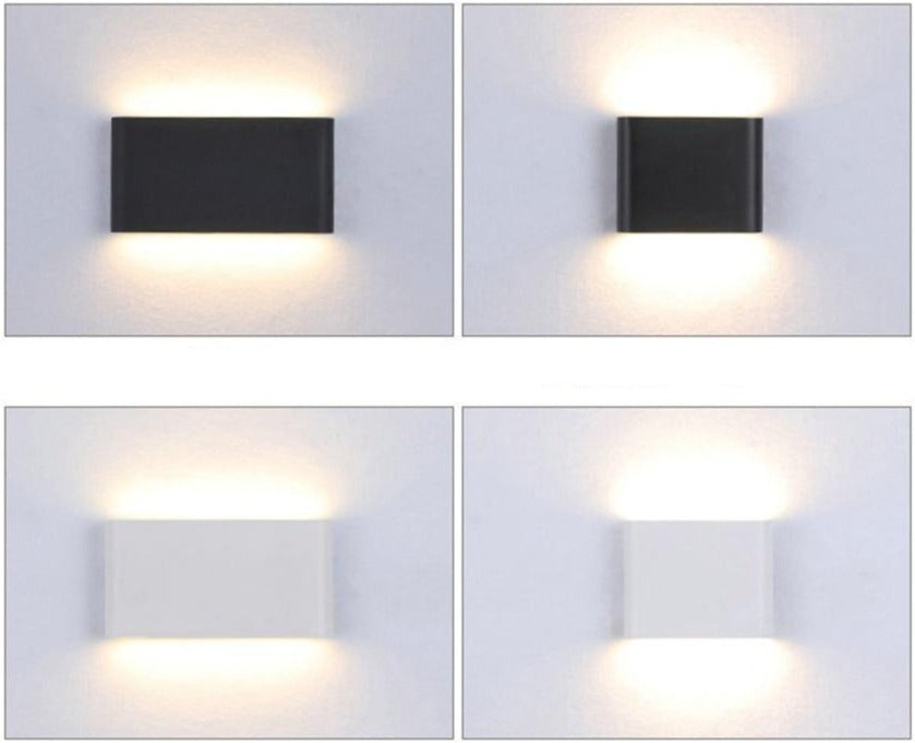Aplique LED delgado de pared para exterior/interior