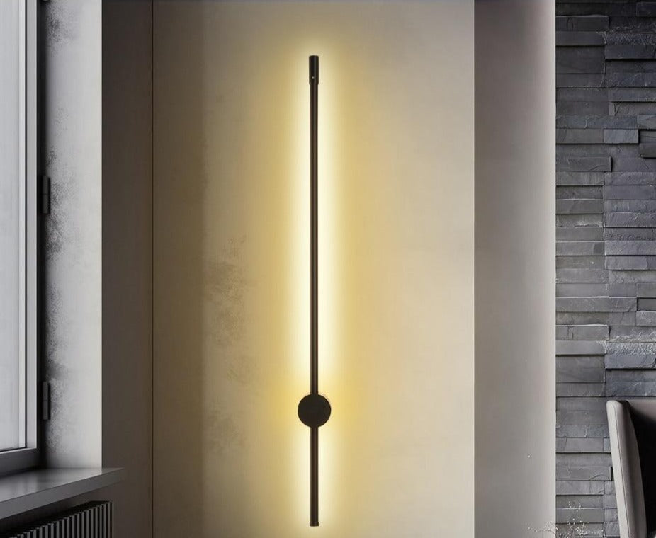 Applique murale LED longue et moderne