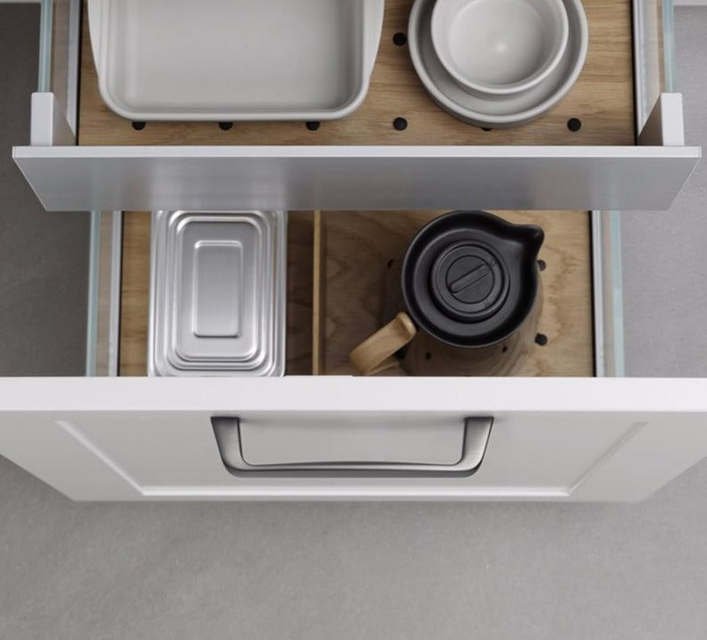Matte Gray cabinet and drawer handles