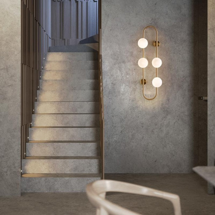 Danae - Lámpara de pared moderna con múltiples focos