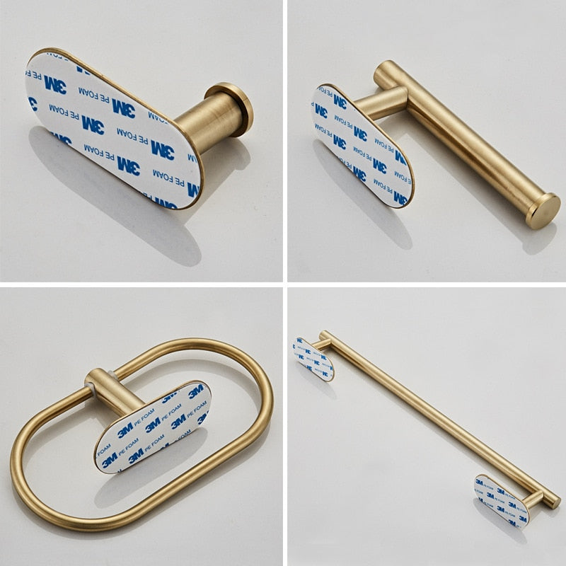 Juego de herrajes para baño moderno