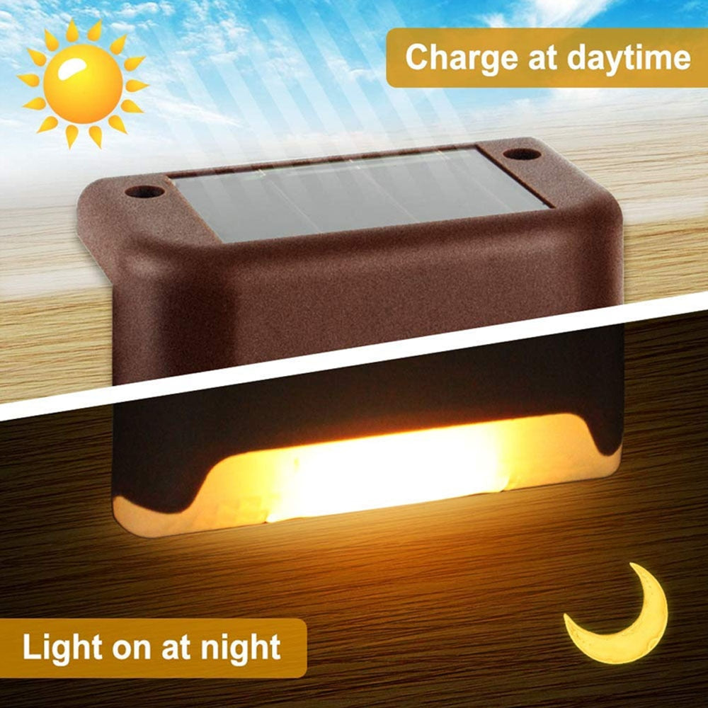Luces solares para barandillas y escaleras