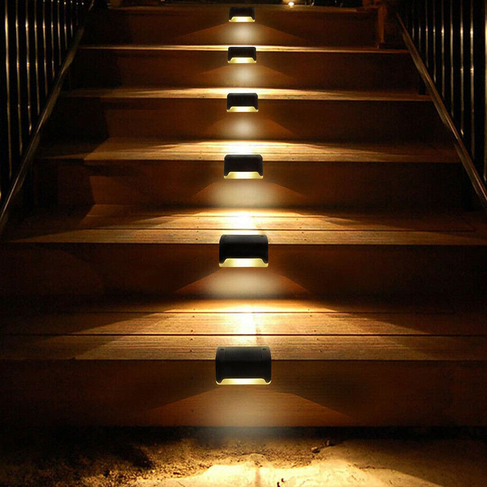 Luces solares para barandillas y escaleras