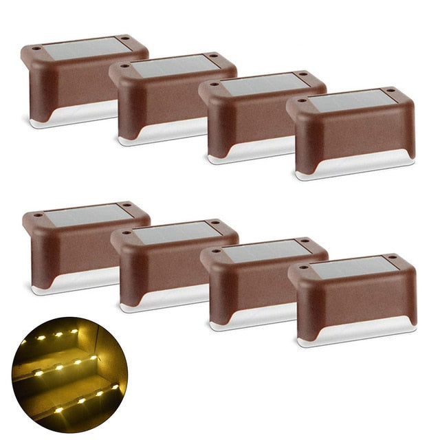 Luces solares para barandillas y escaleras