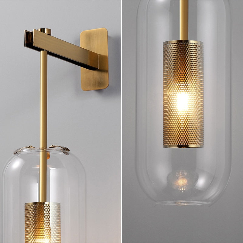 Ion - Applique murale moderne en verre