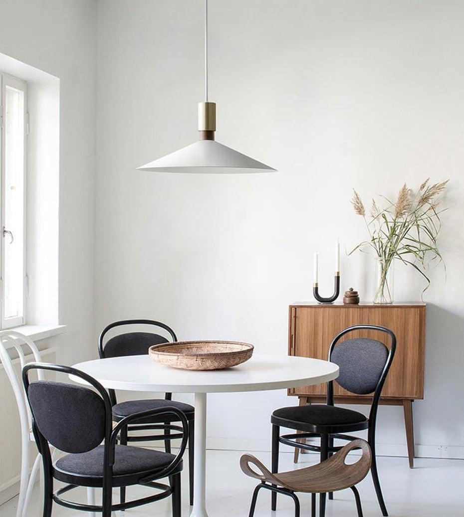 White modern dining light fixtures