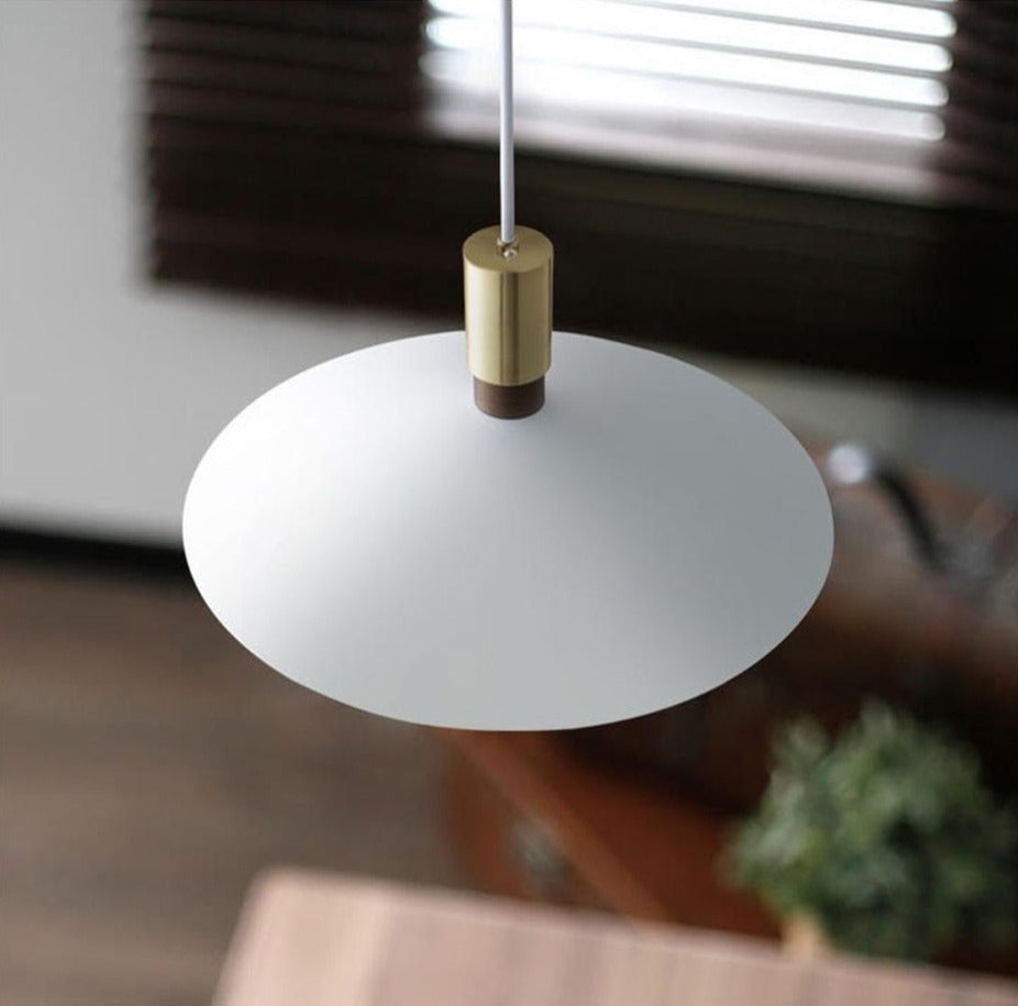 Matte white modern led pendant lights