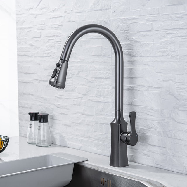 Rhain - Retractable Kitchen Faucet