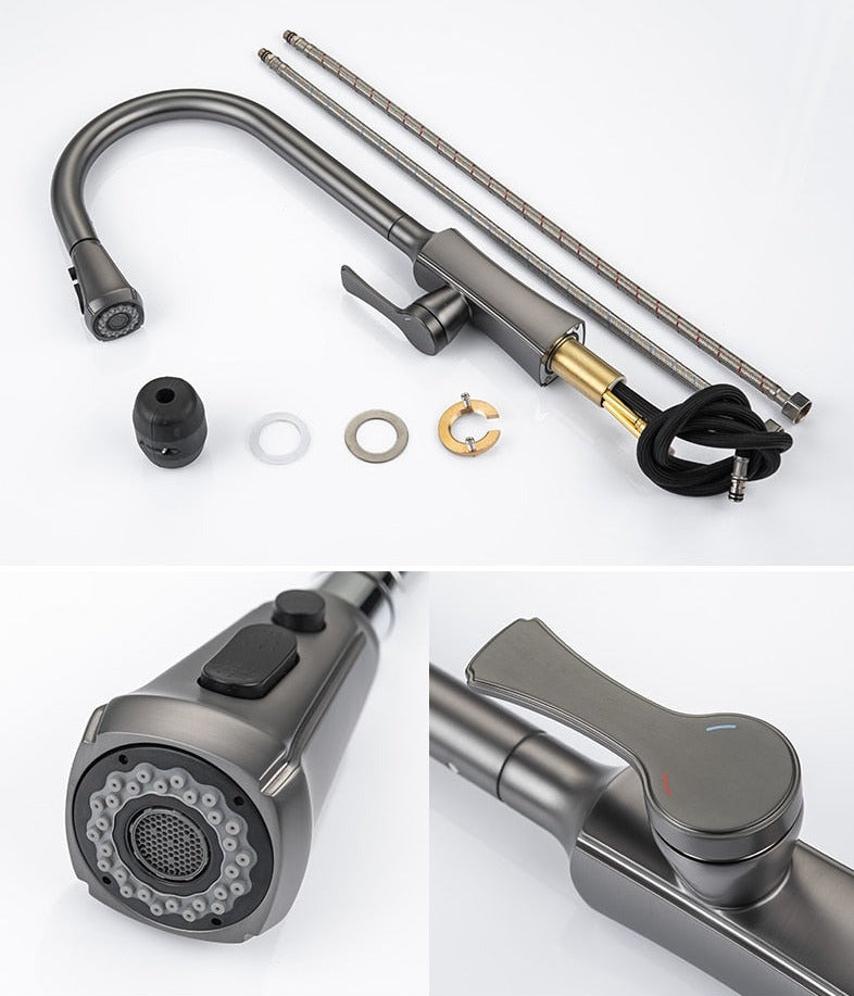 Rhain - Retractable Kitchen Faucet