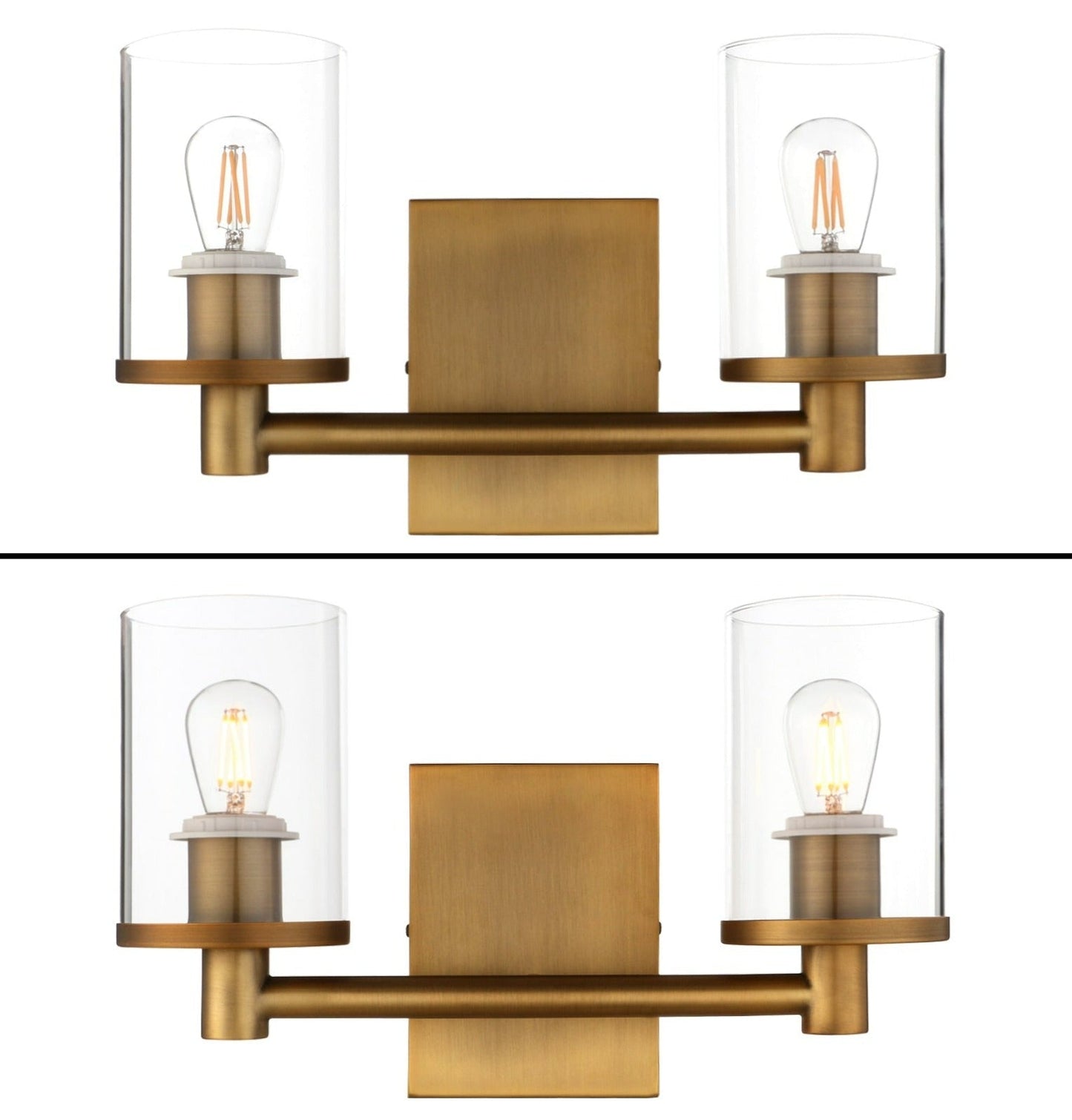 Farmhouse Brass Wall Sconce