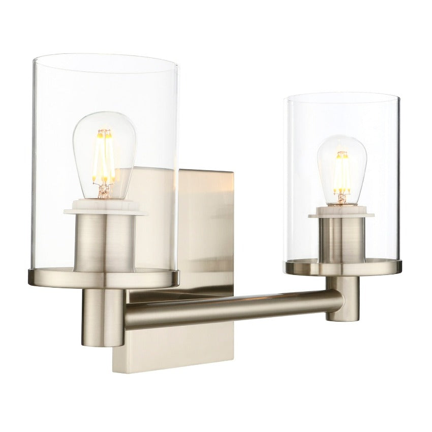 Brushed Nickel Vintage Farmhouse Wall Sconce