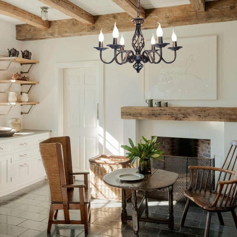 Classic Vintage Rustic French Chandelier