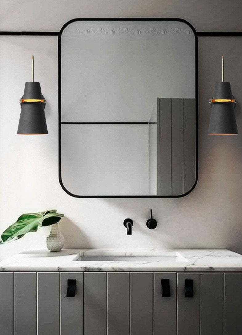 Modern wall sconce for bathrooms