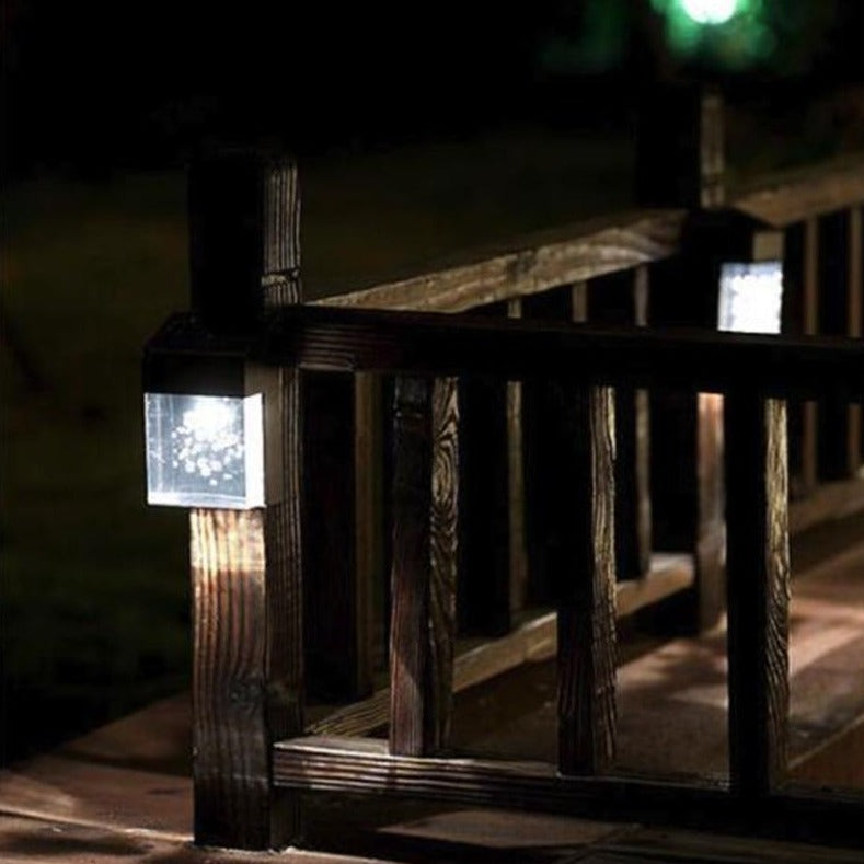 Luces LED solares de pared para exteriores