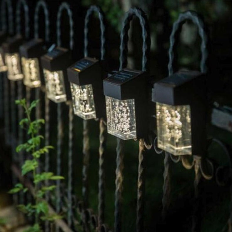 Luces LED solares de pared para exteriores