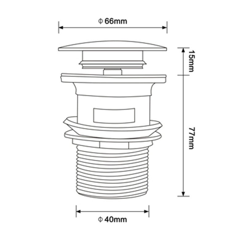 Drains de lavabo de salle de bain en laiton poli