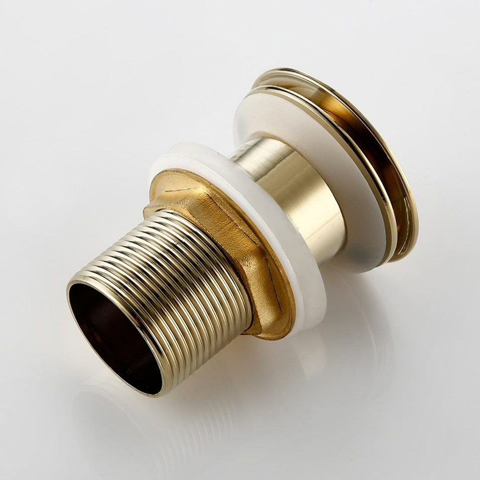 Gold Polished Brass Bathroom Sink Drains