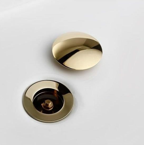 Drains de lavabo de salle de bain en laiton poli