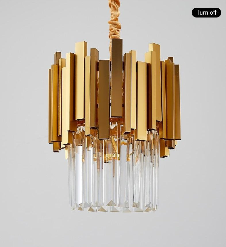 Apollo - Modern Glass Crystal Pendant Lights