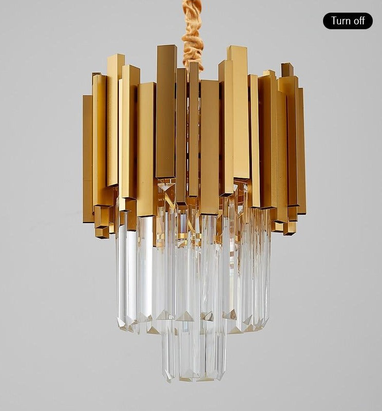 Apollo - Modern Glass Crystal Pendant Lights