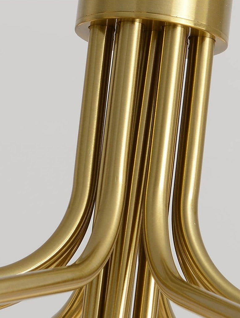 Elena - Lustre moderne en forme de globe en verre