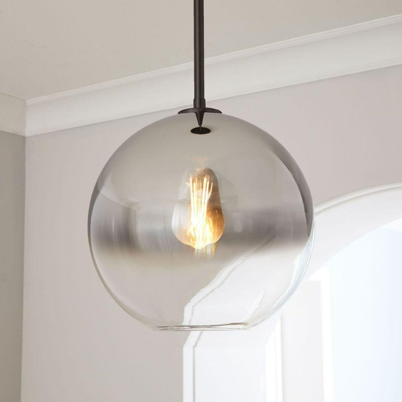 Zaire - Lámparas colgantes modernas con forma de globo de cristal