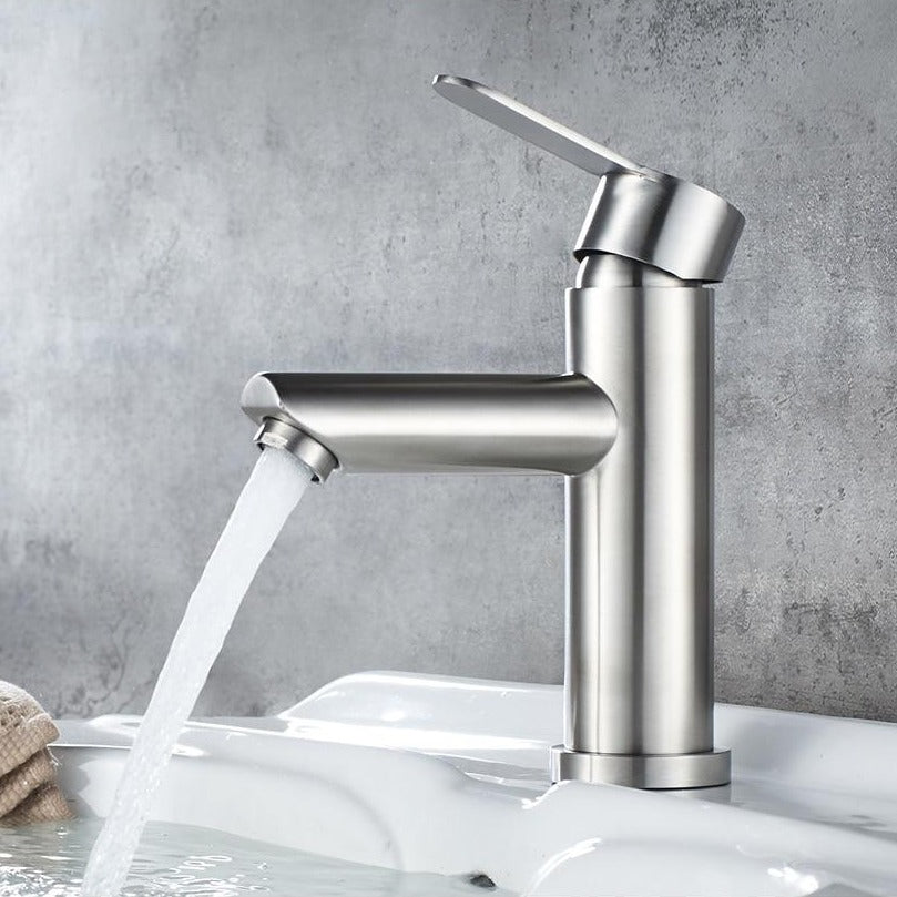 Grifo de baño clásico de acero inoxidable