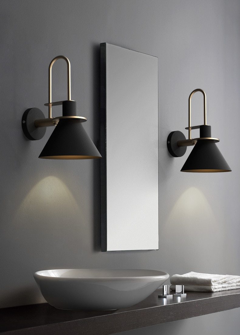 Salena modern wall sconce for bathrooms
