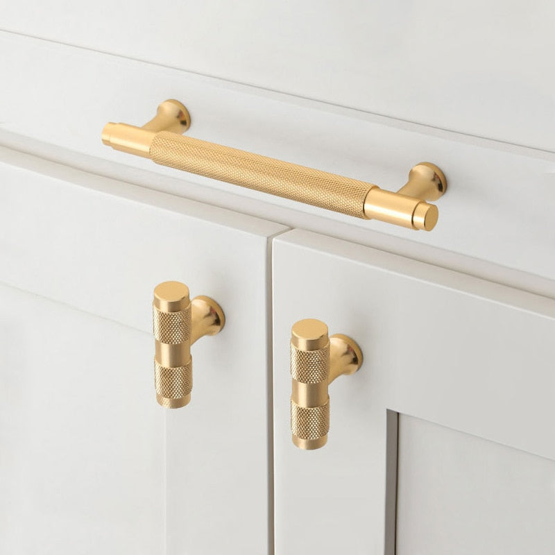Gold cabinet pulls