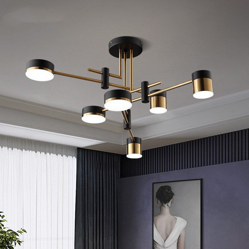 6 bulb Modern Nordic LED Light Fixture