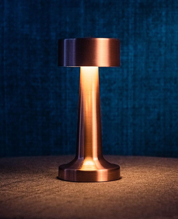 Rose gold restaurant Modern LED Table Light