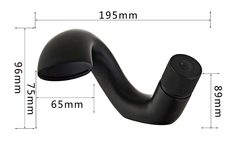 Modern curved faucet specifications