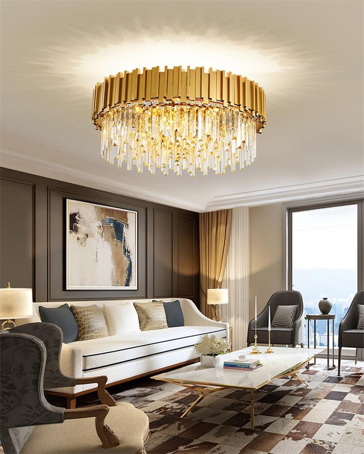 Aleta - Modern Glass Crystal Chandelier